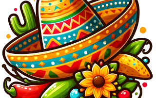 cinco de Mayo colored hats