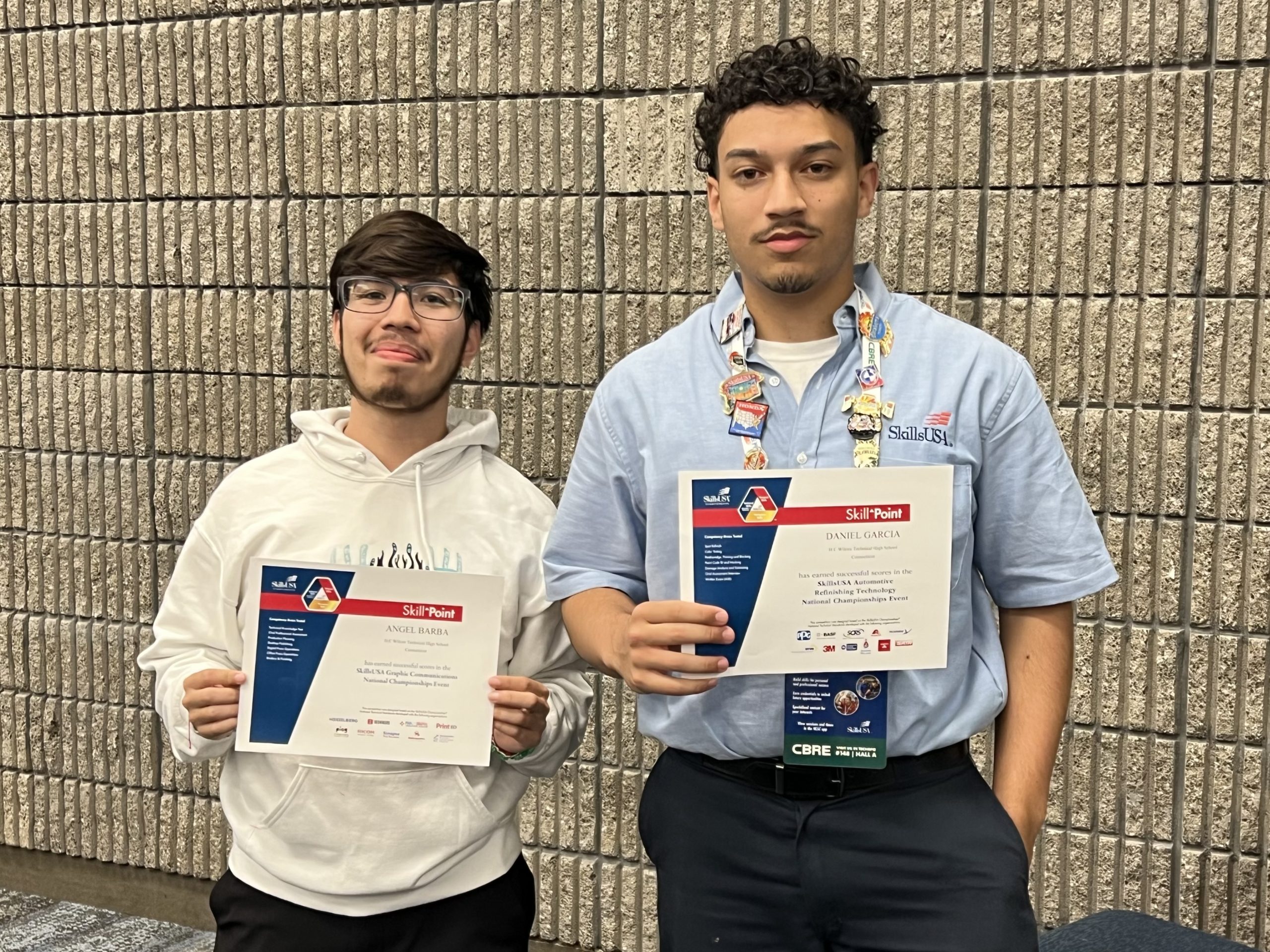 Skills USA student champions
